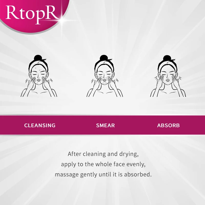 Hyaluronic Vitamin C Snail Serum Anti-Aging Remove Wrinkles Whitening Moisturizing 20ml