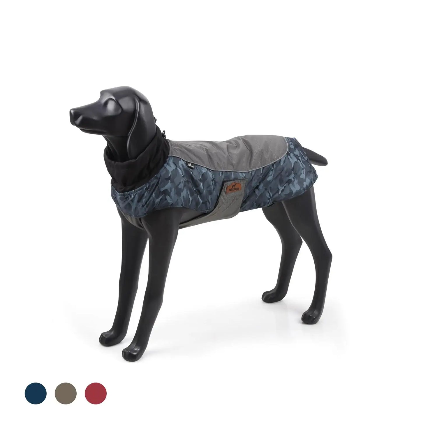 Warm Winter Dog for Hiking and Camping Cozy Pet Clothes Blue Size M