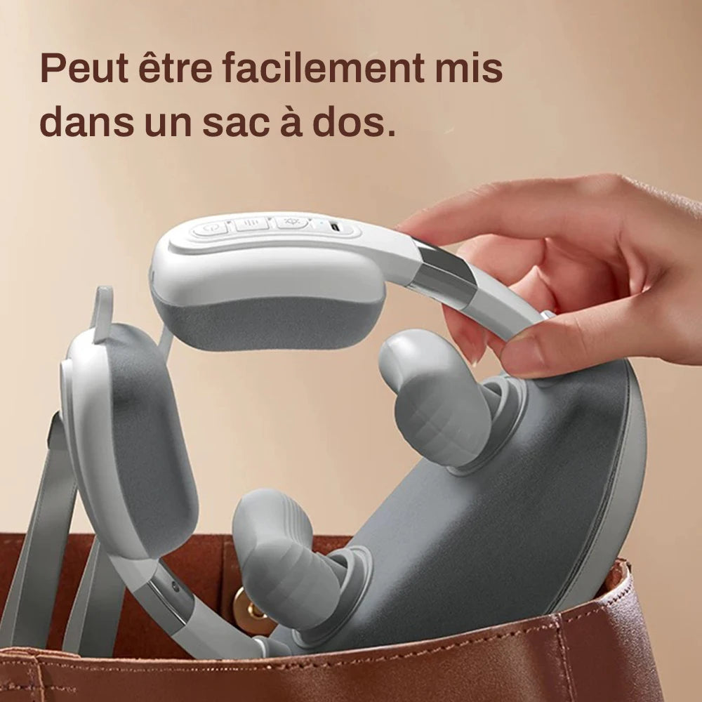 Simulated Finger Massage Multifunctional Massager Fully Wrapped Shoulder and Neck Shawl with Adjustable Gears and Heating