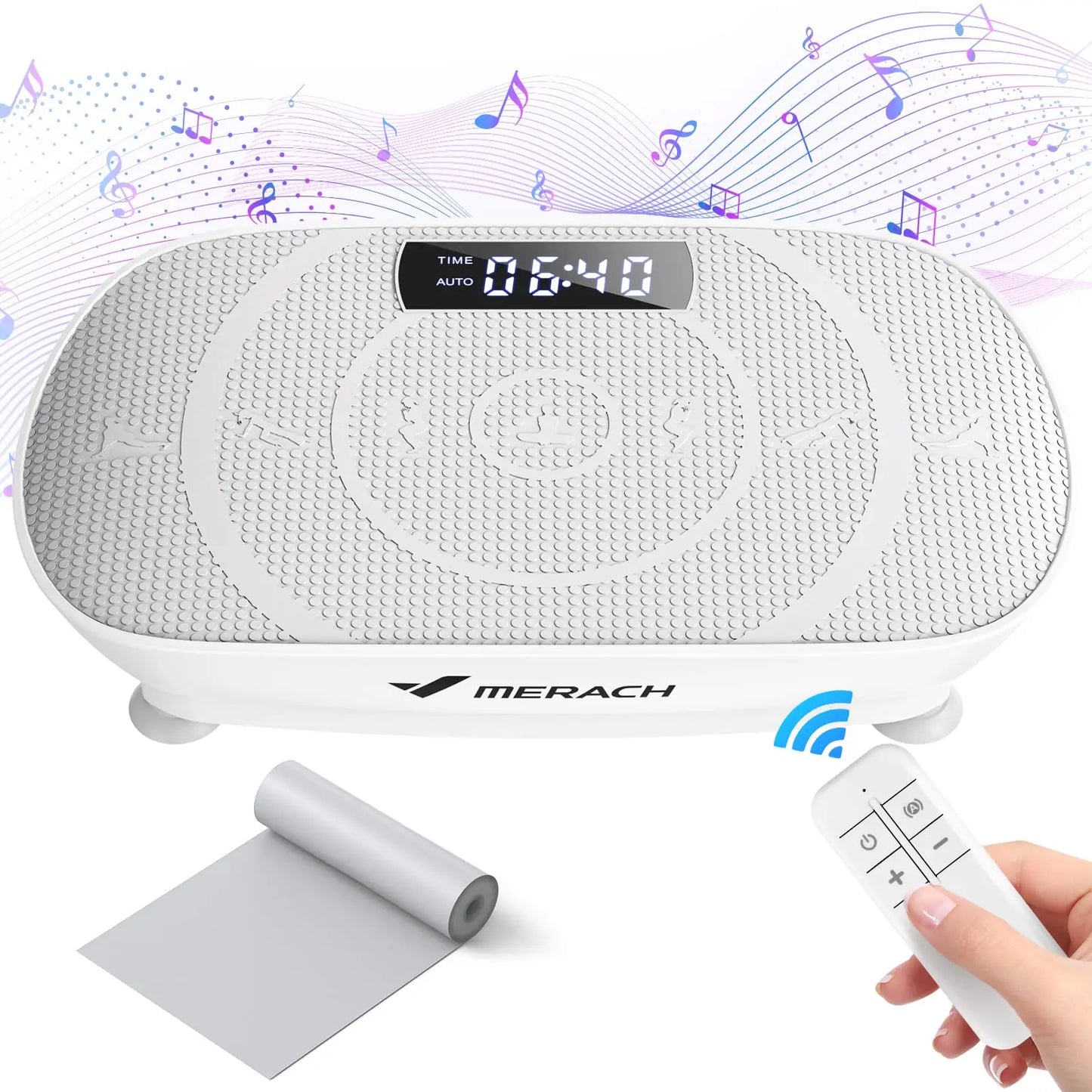 MERACH Vibration Plate Exercise Machine Whole Body Workout