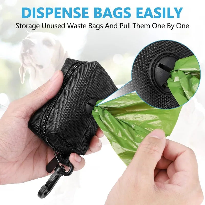 Portable Dog Waste Bag Dispenser with Metal Holder