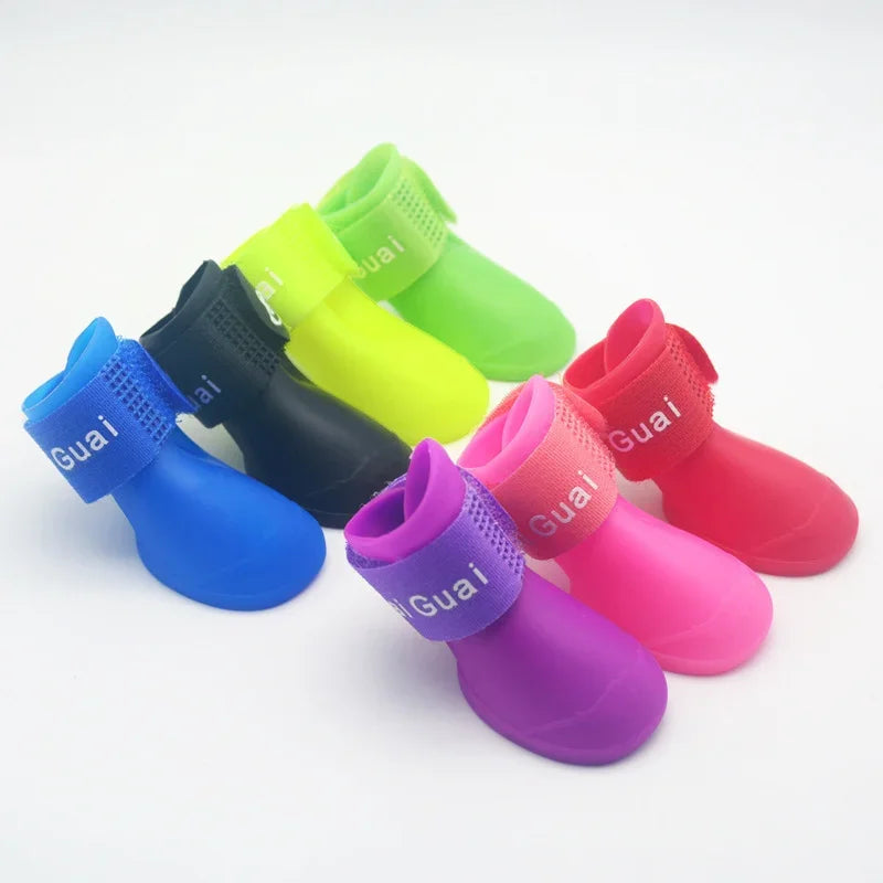 Waterproof Anti-Slip Rubber Pet Shoes for All Dogs