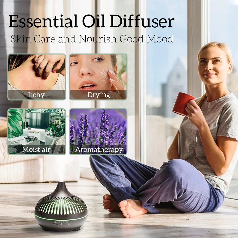 USB-Powered Essential Oil Diffuser with Remote Control