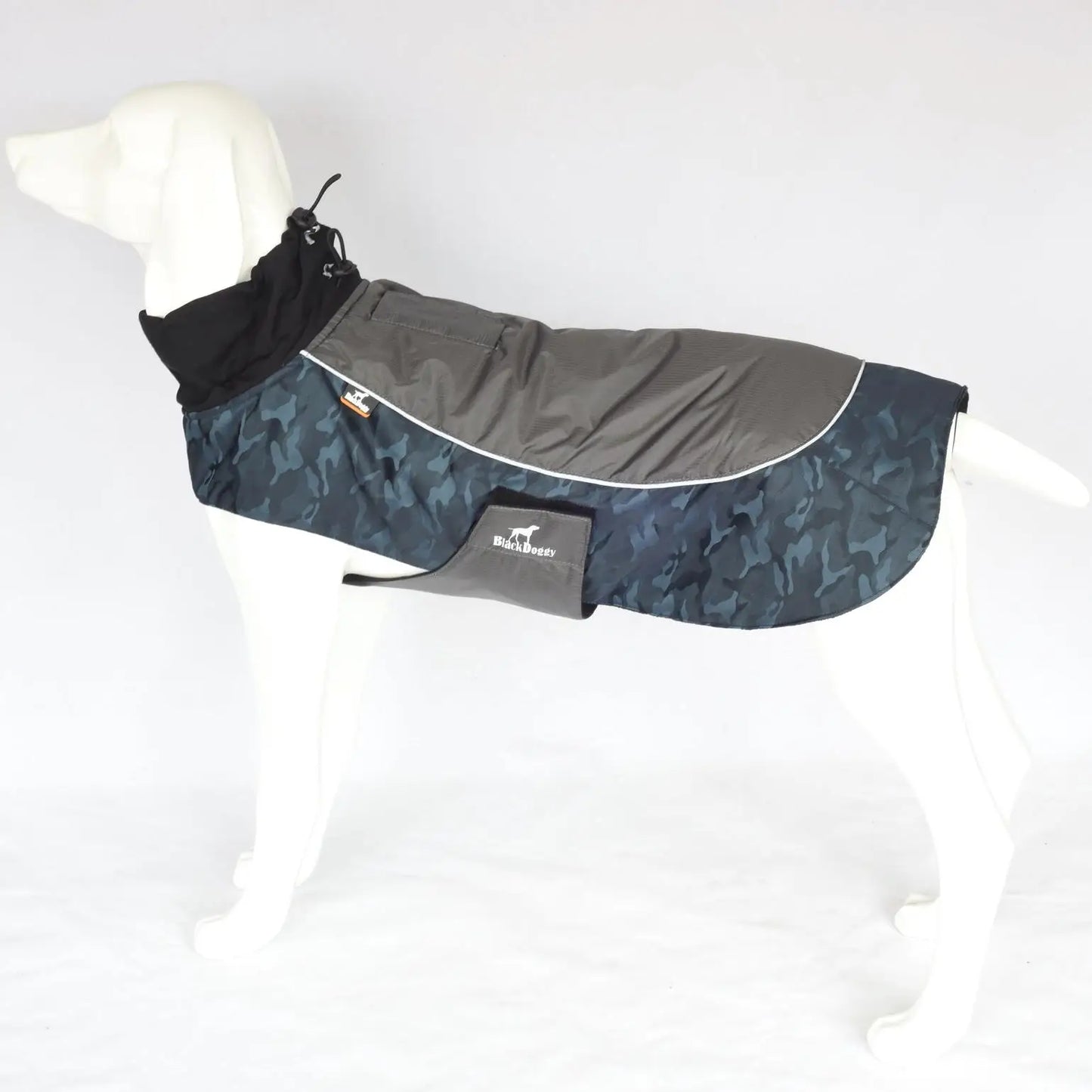 Warm Winter Dog for Hiking and Camping Cozy Pet Clothes Blue Size M
