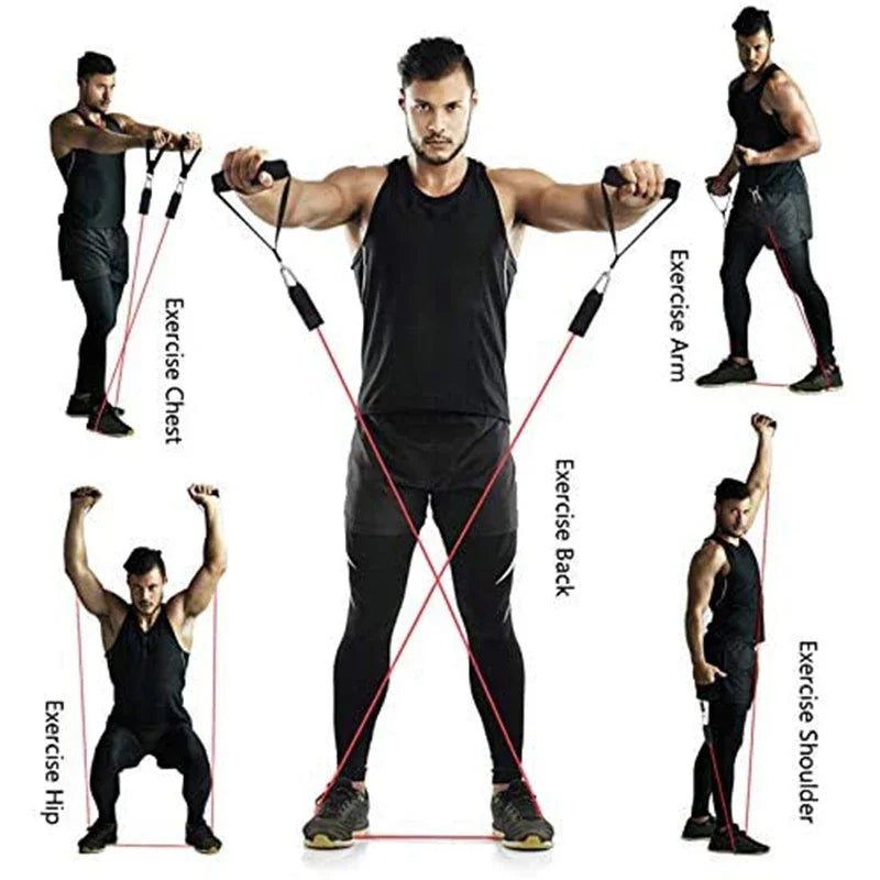 11 Piece Resistance Band Set for Strength Training