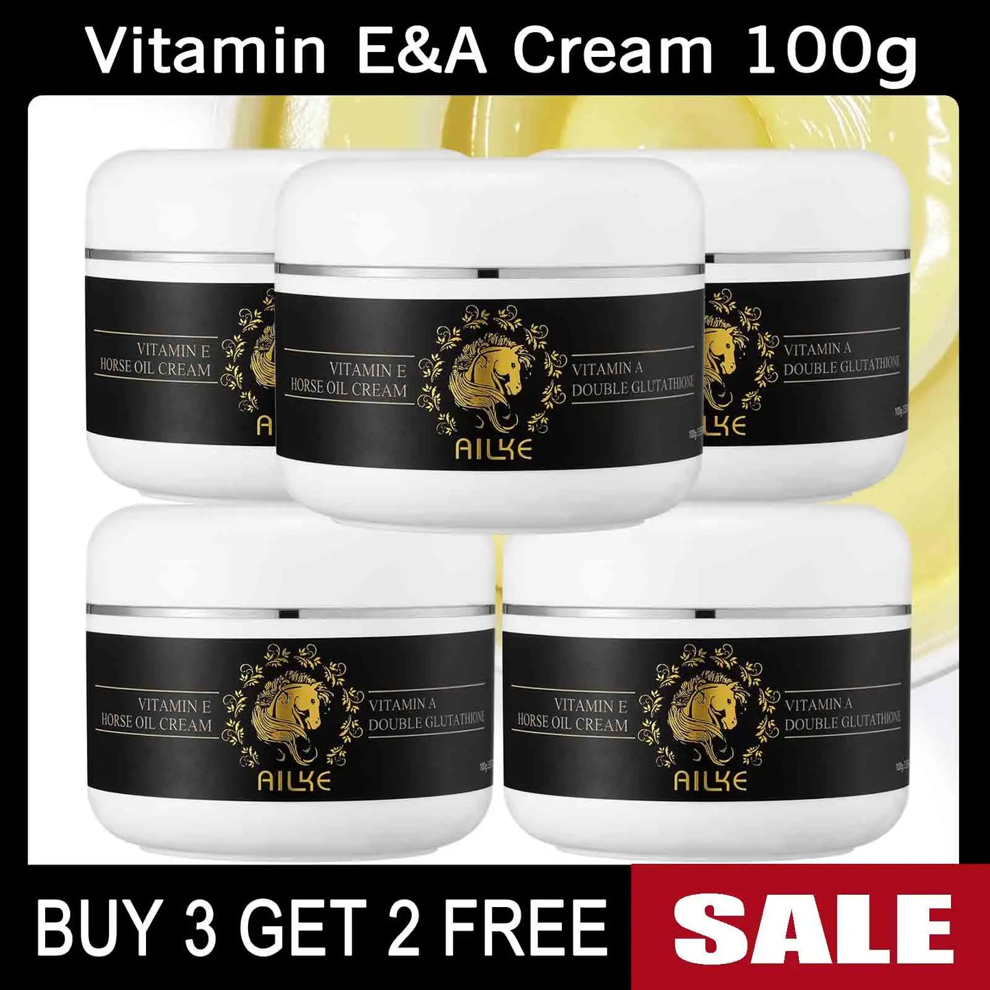 AILKE Collagen 5 in 1 Skin Care Kit Restore Skin Elasticity Smooth Brighten Even Tone Set