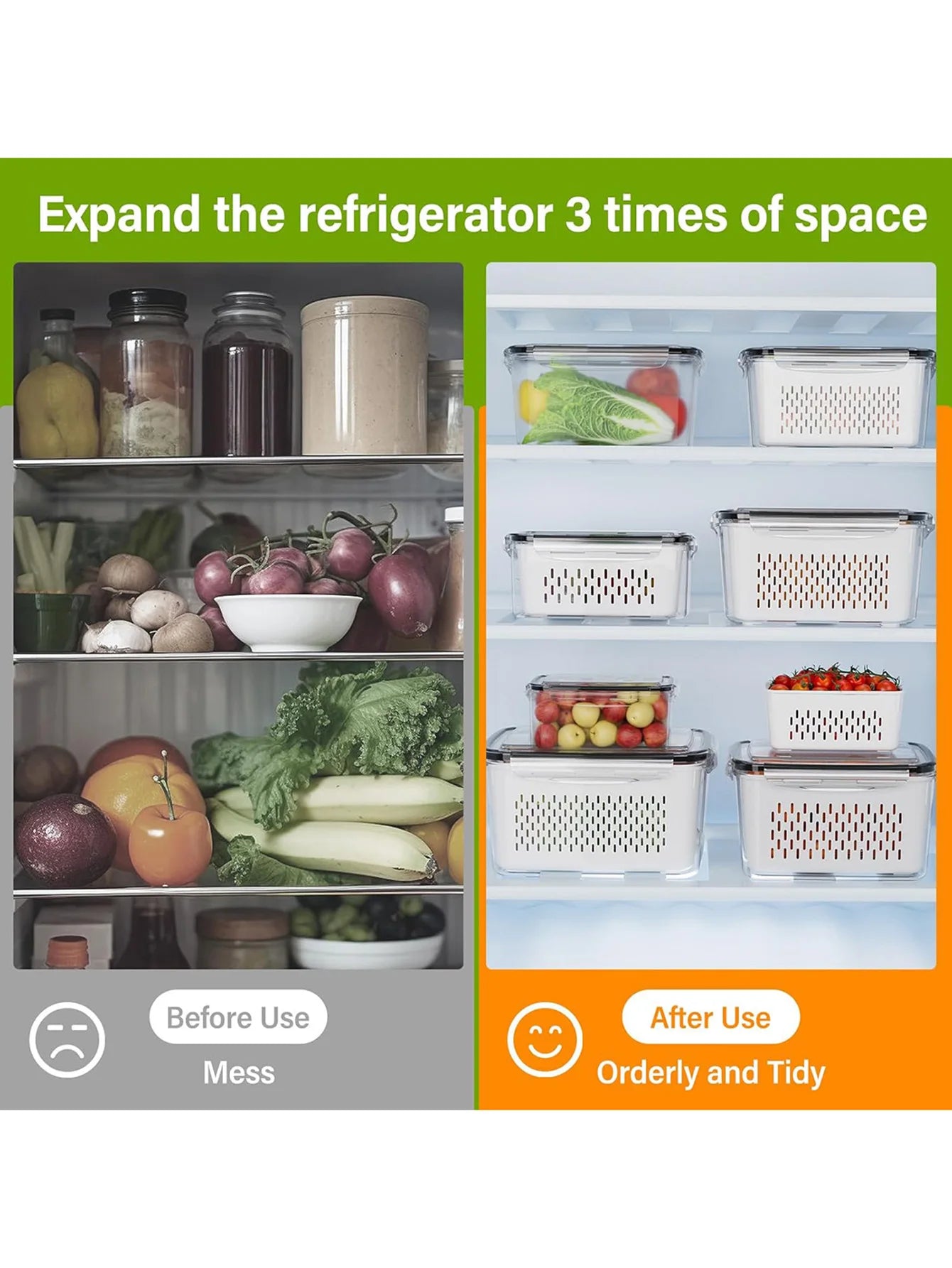 6PCS Set - Premium Leak-Proof Food Storage Containers