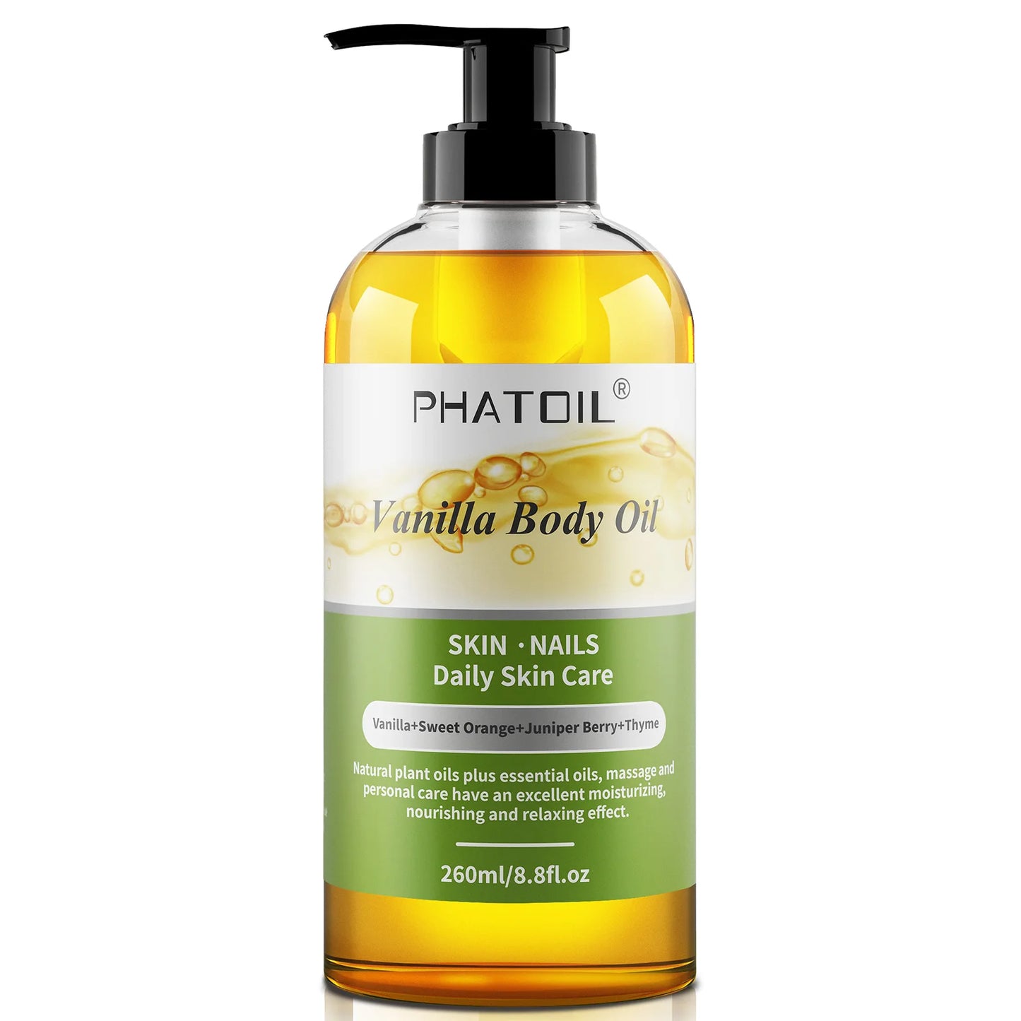 PHATOIL 260ml Body Oil For Skin Care Massage Oil