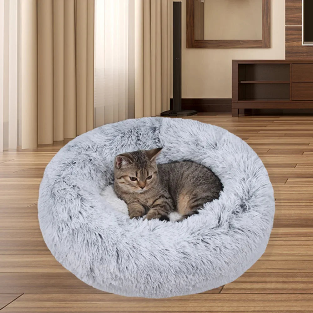 Soft Warm Pet Bed – Cozy Winter Cushion