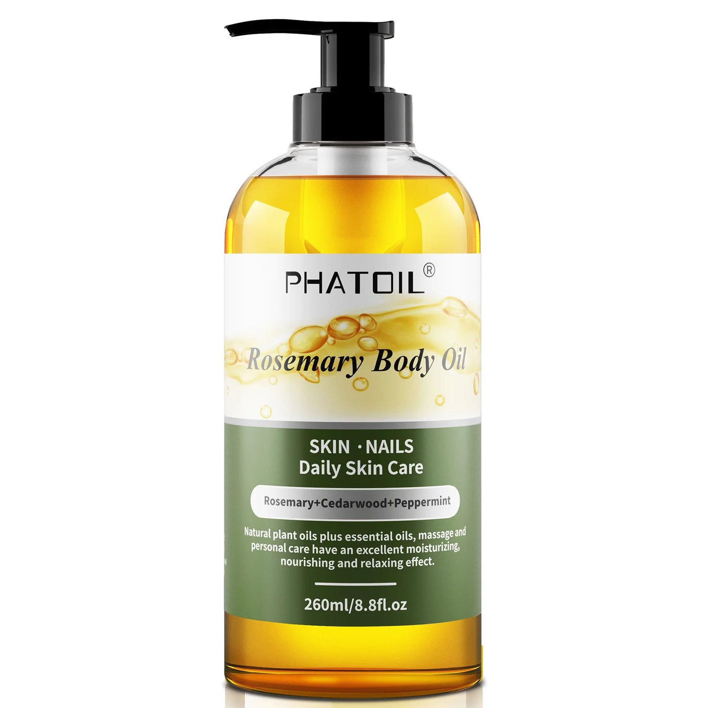 PHATOIL 260ml Body Oil For Skin Care Massage Oil