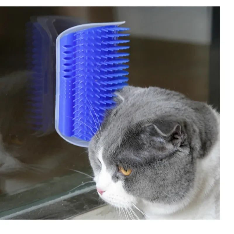 Corner Pet Grooming Brush for Cats and Dogs