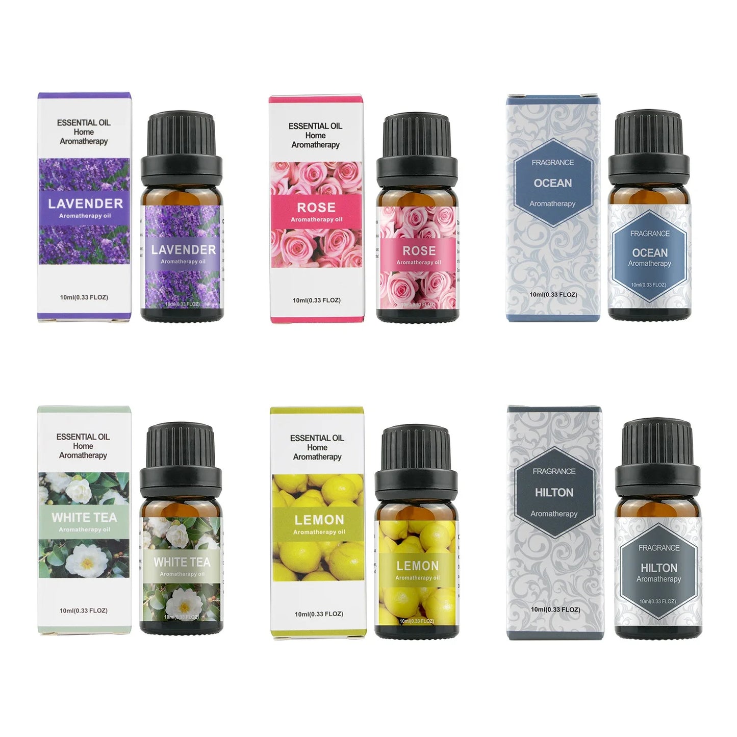 Aromatherapy Oil Diffuser with Set of 6 Essential Oils