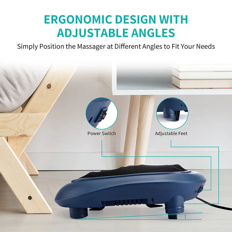 ** Heated Shiatsu Foot Massager with Deep Kneading **