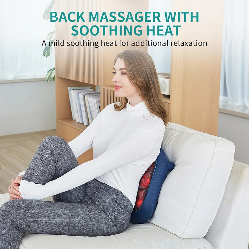 ** Heated Shiatsu Foot Massager with Deep Kneading **