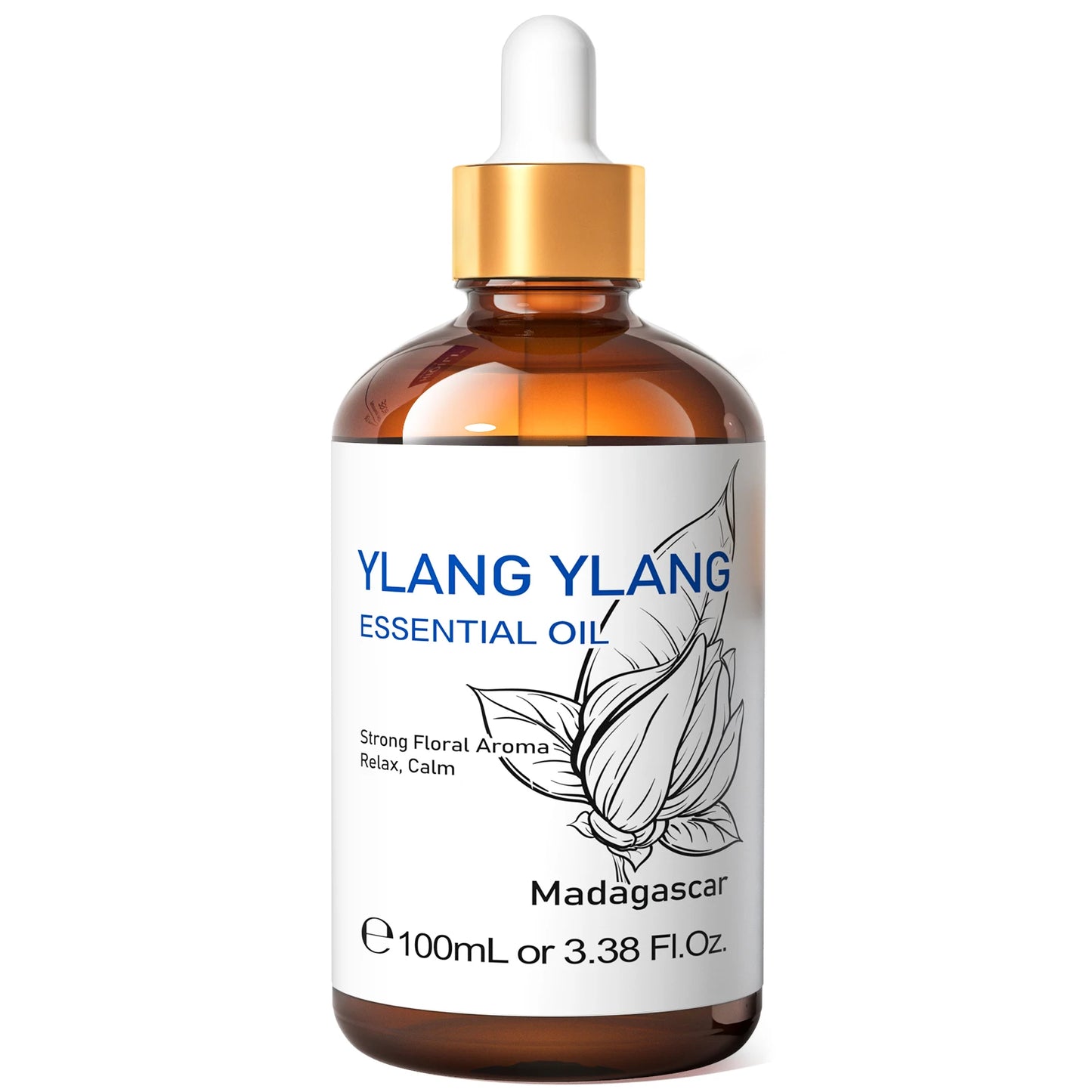 Jasmine Ylang Ylang Orange Essential Oil 100ml Pure Floral Blend