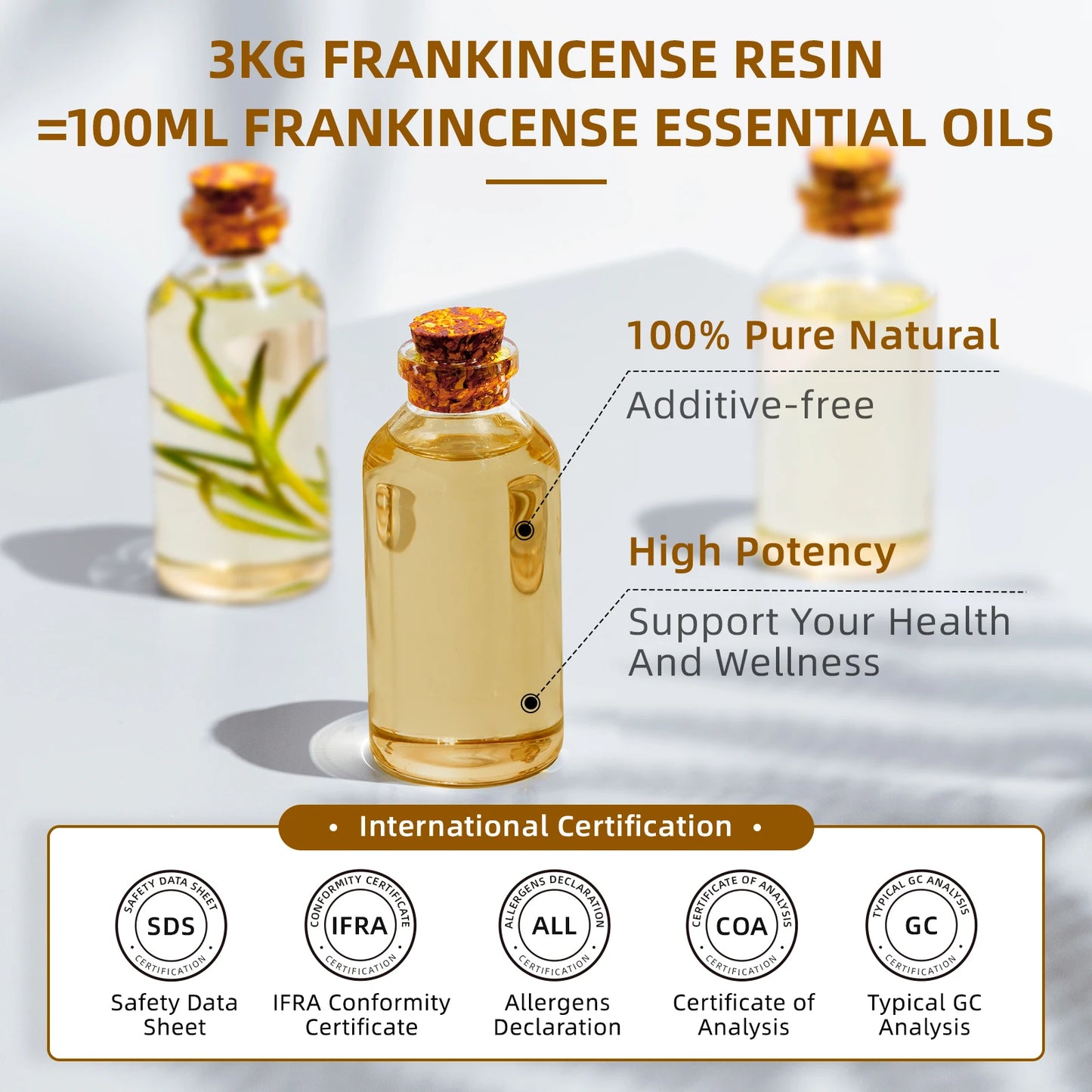 HIQILI 100ML Frankincense Essential Oils for Aromatherapy
