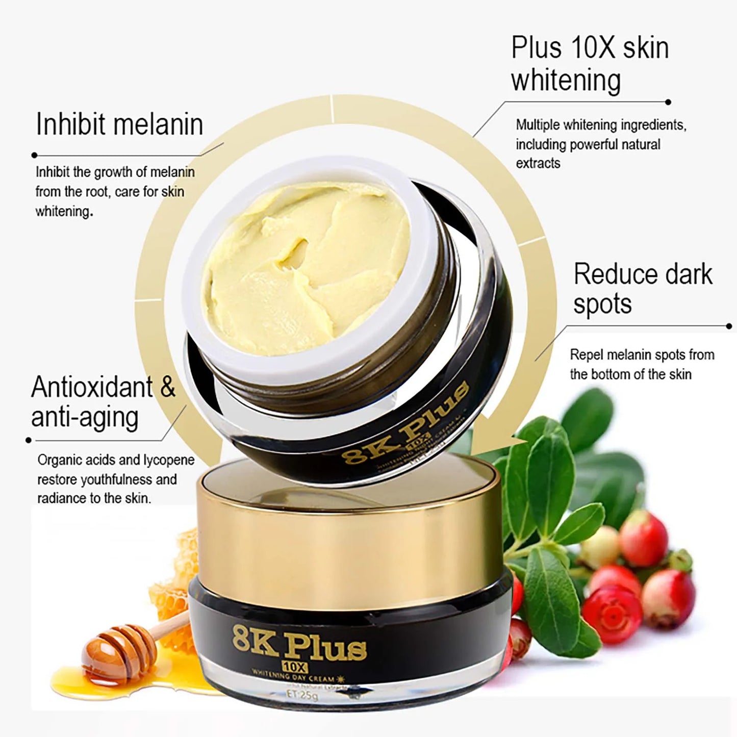 AILKE Whitening Face Cream With Collagen For All Skin Types