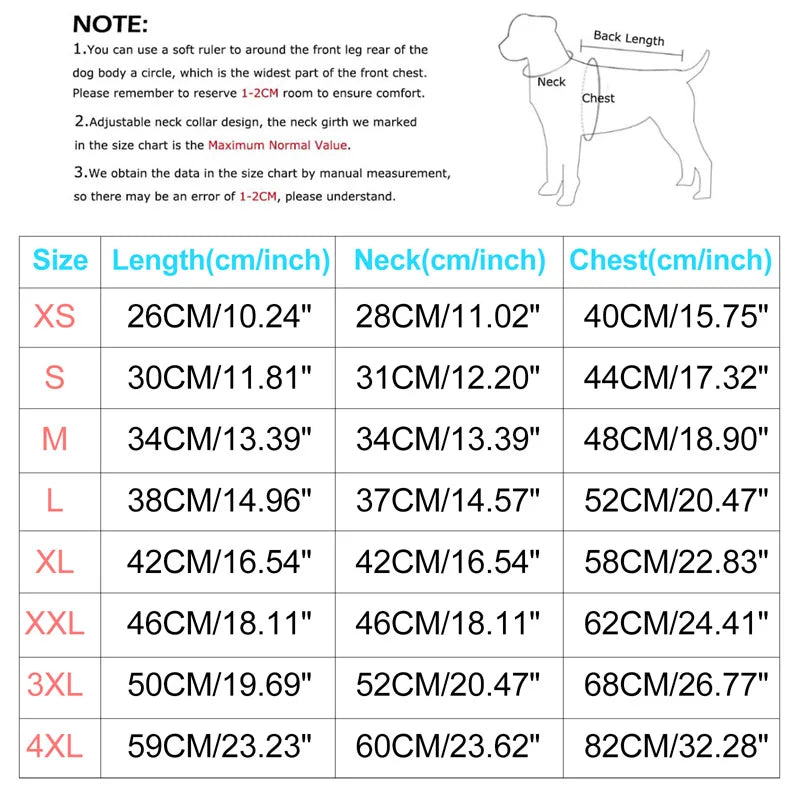 Winter Warm Dog Jacket Waterproof Pet Coat for Small Large Dogs Fleece with Harness Puppy Vest Chihuahua Labrador Costume