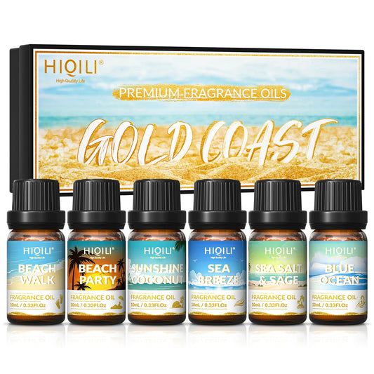 Fragrance Oil Gift Set for Aromatherapy and Diffusers