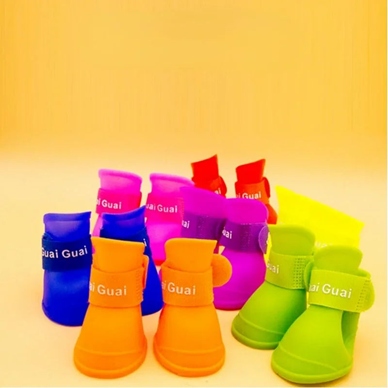 Waterproof Anti-Slip Rubber Pet Shoes for All Dogs