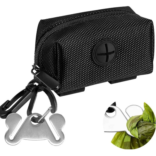 Portable Dog Waste Bag Dispenser with Metal Holder