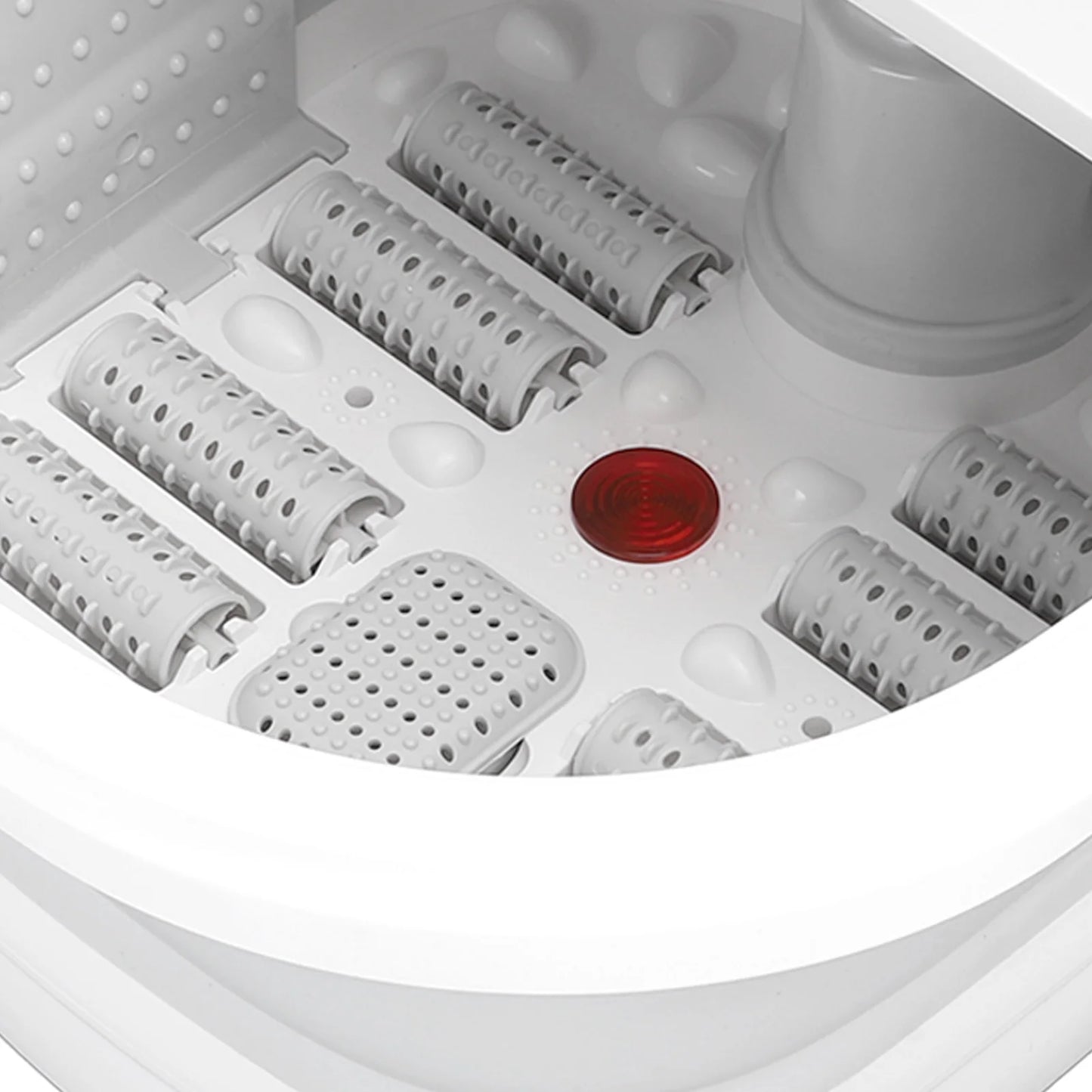 Foot Soak Tub Smart Foldable 420W 8L Large Capacity Heating Foot Massager Spa Soaker with 8 Set Rollers