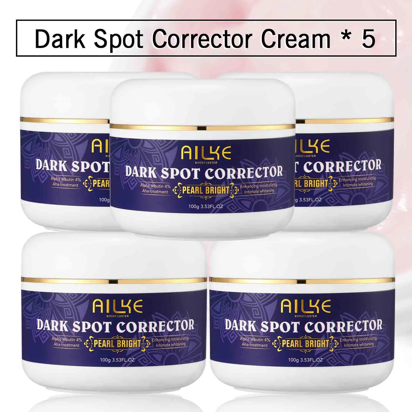 AILKE Double Glutathione & Vitamin C Skin Care Set Brightening Even Skin Tone Smooth Skin Women Cosmetics