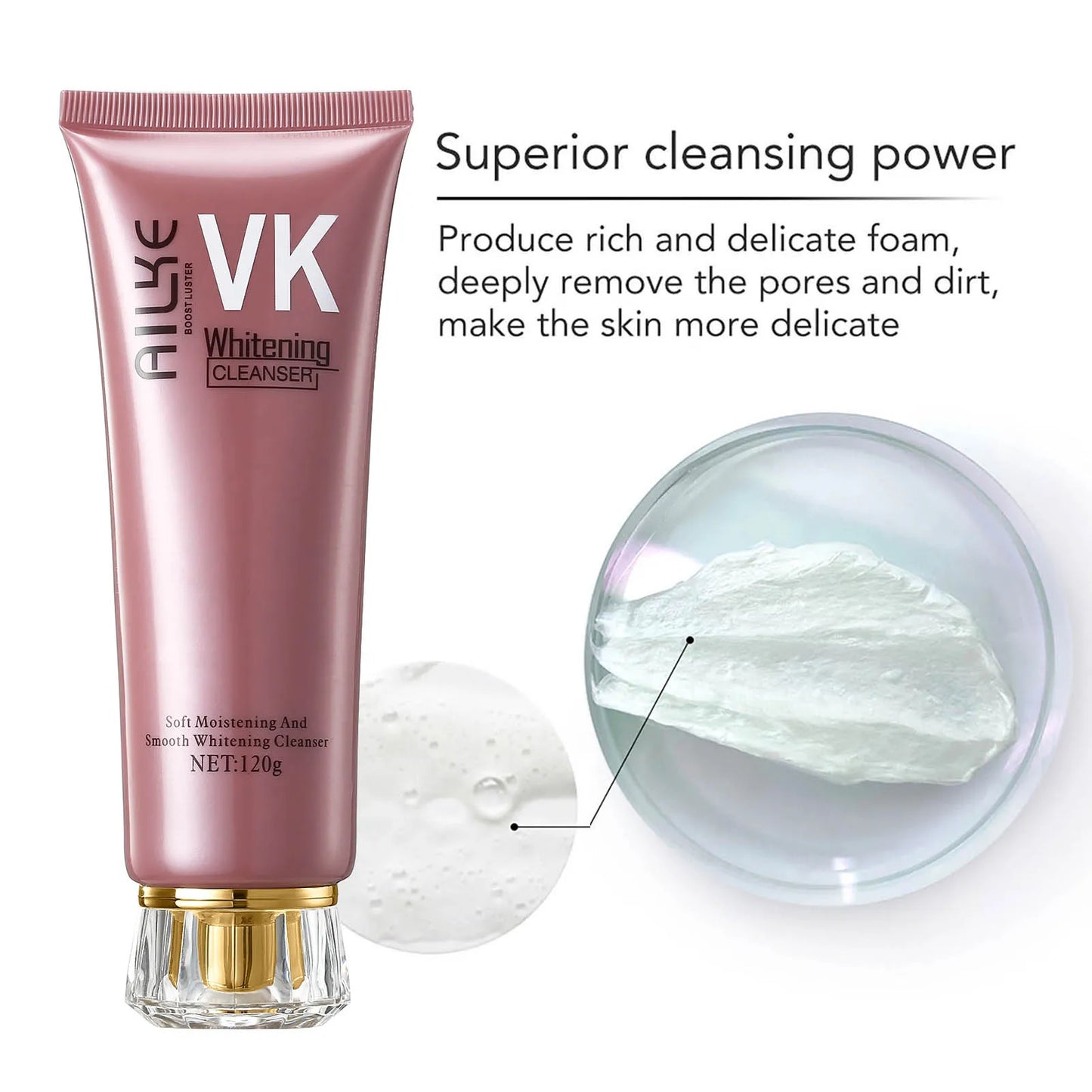 AILKE Face Cream With Hyaluronic Acid For Whitening Moisturizing