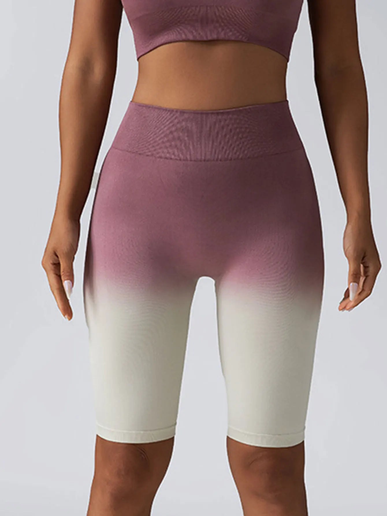 3 Pack US Local Women's Yoga Shorts Tummy Control Seamless Ruched Booty Workout