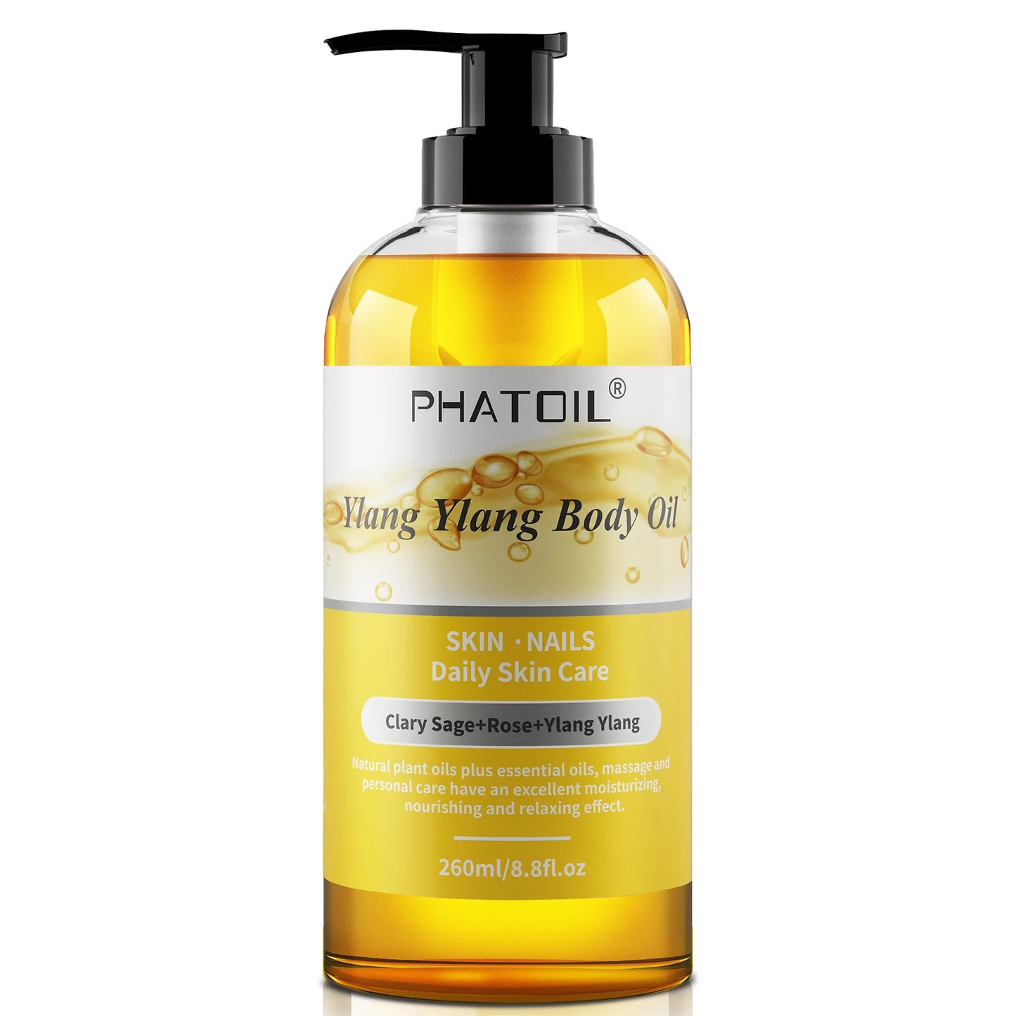 PHATOIL 260ml Body Oil For Skin Care Massage Oil